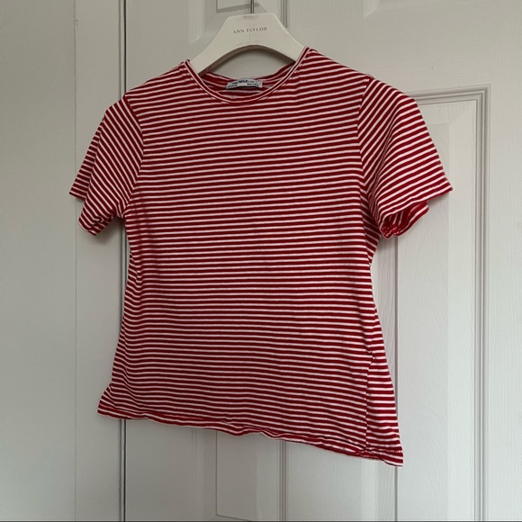 Zara Striped T-Shirt Size Small - Picture 3 of 6